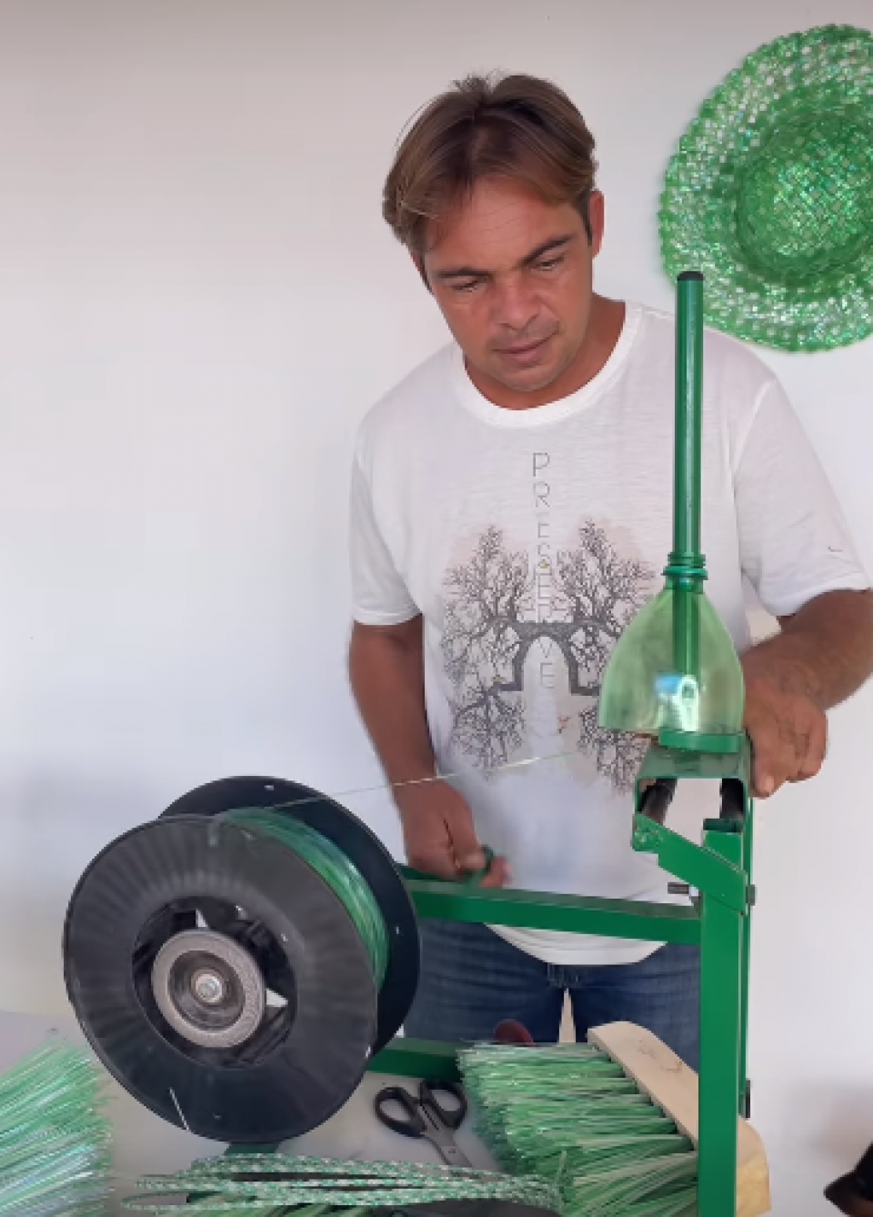 Turn plastic bottles into brooms, hats, and more!